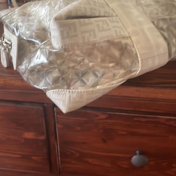 Fendi white pvc/leather bowler bag  Great condition - Picture 5 of 9